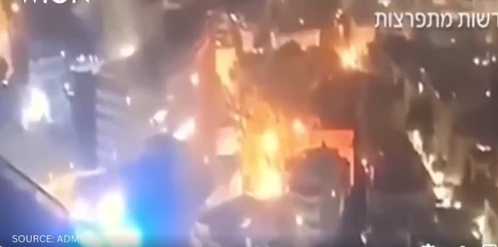 Atacul a lovit în centrul orașului Tel Aviv. FOTO captură video Facebook WION