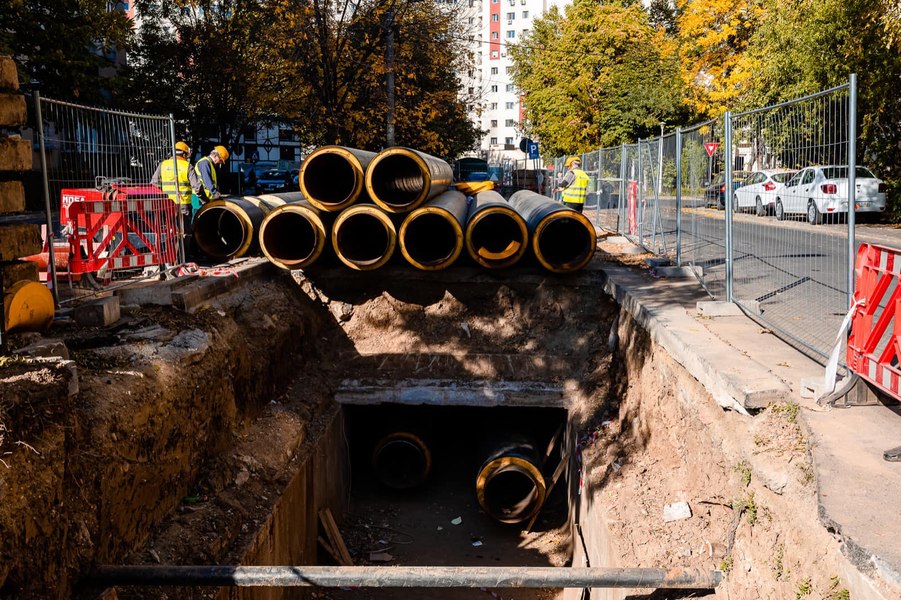 Nicuşor Dan: Un nou şantier pentru modernizarea sistemului de termoficare. Va fi înlocuită o conductă veche de 50 de ani, lungă de 5 kilometri