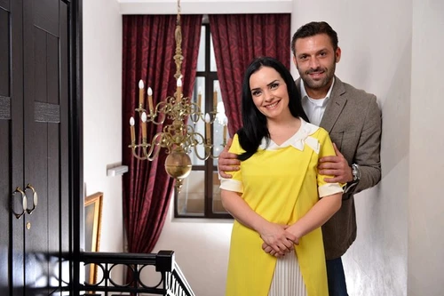Magda Vasiliu și fiul ei, Vlad, în vârstă de 11 anifoto: arhivă personală