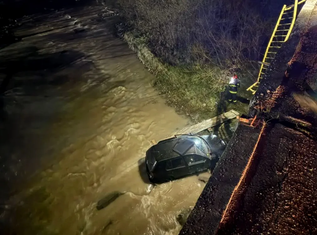 Accidentul s-a produs în satul Sadău. FOTO: Monitorul de Suceava