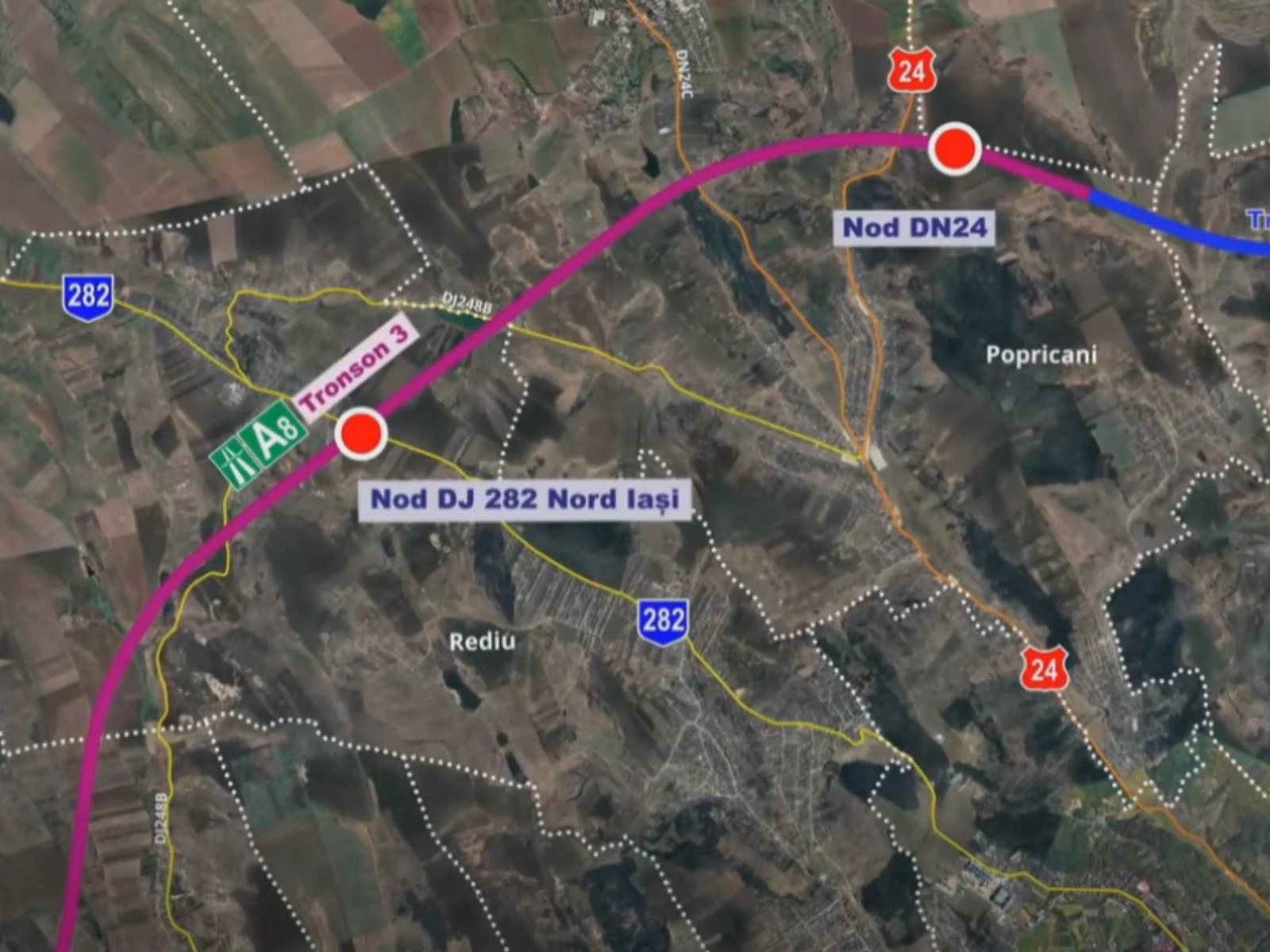 A fost desemnat constructorul pentru tronsonul Lețcani - Iași al Autostrăzii A8. Cât durează lucrările