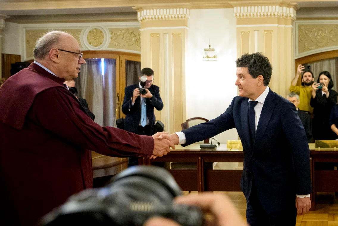  CCR a validat mandatul de președinte al lui Nicușor Dan FOTO Mediafax 