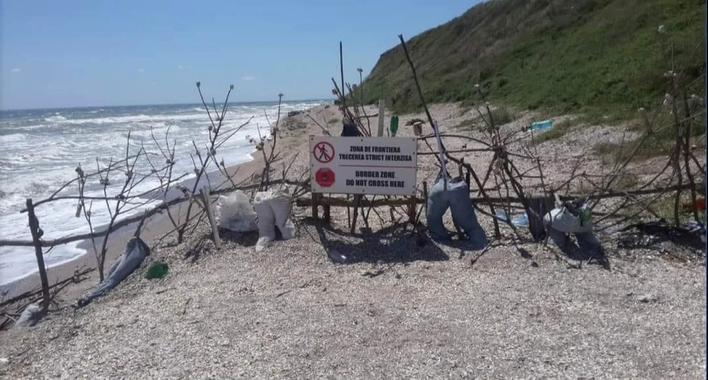 Granita România - Bulgaria FOTO Facebook Techirghiol Dobrogea