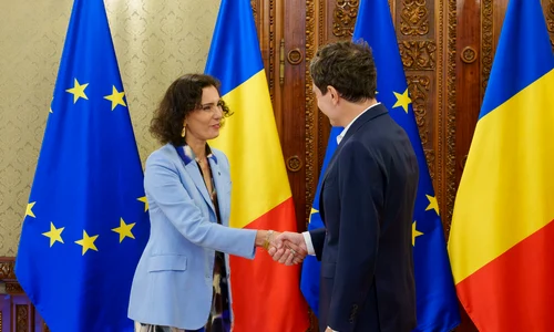 primirea comisarului european pentru egalitate, pregatire si gestionarea situatiilor de criza Hadja Lahbib FOTO Administratia Prezidentiala jpg
