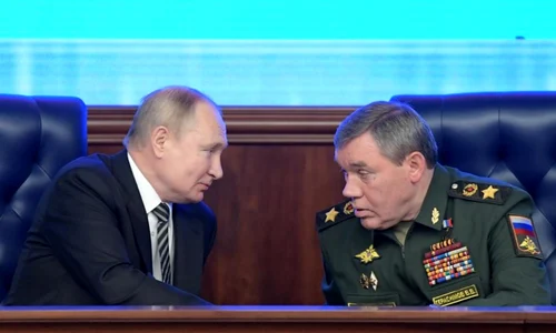 Vladimir Putin si Valeri Gherasimov FOTO EPA-EFE
