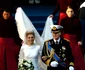 Regina Maxima în rochie de mireasă Valentino la nunta ei cu Willem Alexander al Olandei în 2002 FOTO: Getty Images