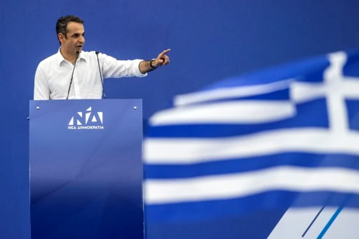 Kyriakos Mitsotakis, liderul partidului Noua Democratie, Grecia FOTO AFP