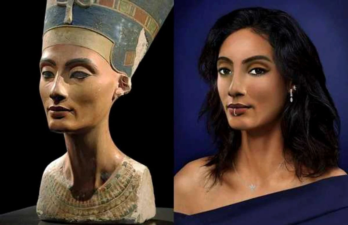 Nefertiti, în viziunea artistei Becca Saladin