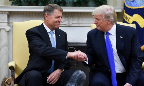 Klaus Iohannis, întrevedere cu preşedintele Donald Trump, la Washington DC, în iunie 2017 (© presidency.ro)