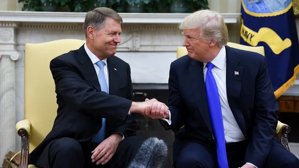 Klaus Iohannis, întrevedere cu preşedintele Donald Trump, la Washington DC, în iunie 2017 (© presidency.ro)