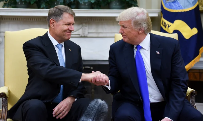 Klaus Iohannis, întrevedere cu preşedintele Donald Trump, la Washington DC, în iunie 2017 (© presidency.ro)