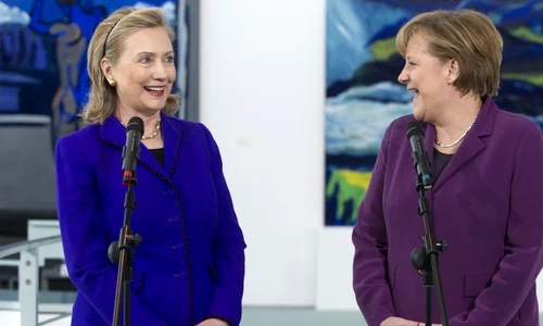 hillary clinton si angela merkel