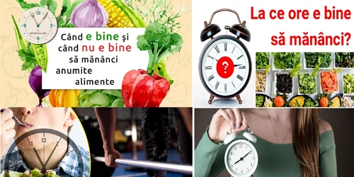 Ce contează mai mult   când sau ce mănânci Colaj