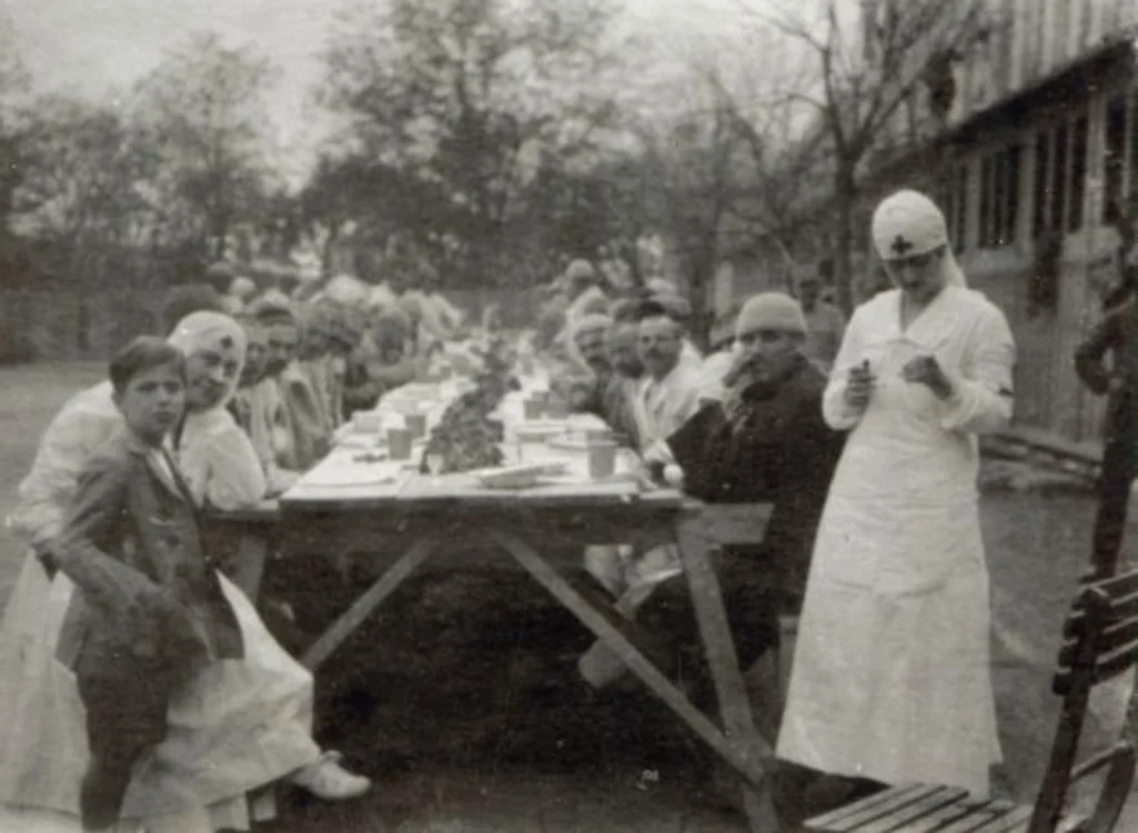 Palatul a fost spital în timpul războiului FOTO: Direcția Județeană pentru Cultură