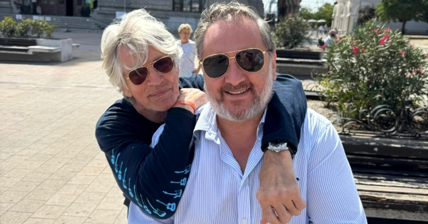 Eric Roberts și Edi Irimia, prieteni la cataramă foto: Click!