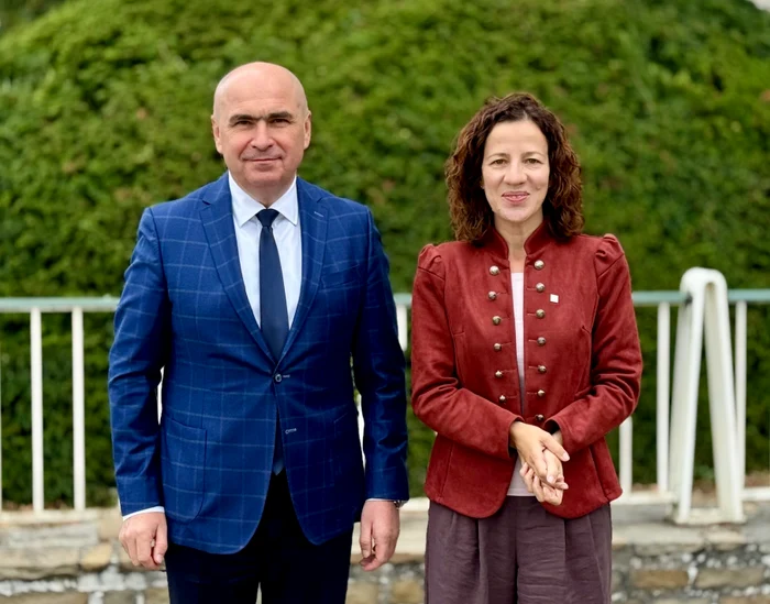 Ilie Bolojan și Roxana Mînzatu FOTO: X