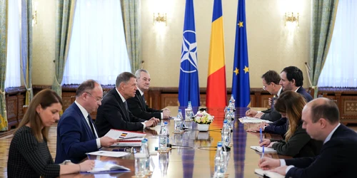 Klaus Iohannis si ministrul olandez al Afacerilor Externe FOTO Presidency jpg