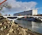 Construcția Pasarelei Gelu din Timișoara FOTO Ștefan Both