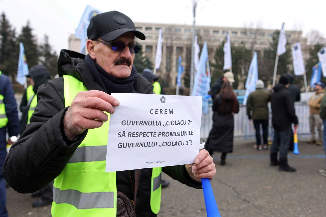Restricții de trafic în Capitală, pentru protestul sindicaliștilor/FOTO: Inquam photos
