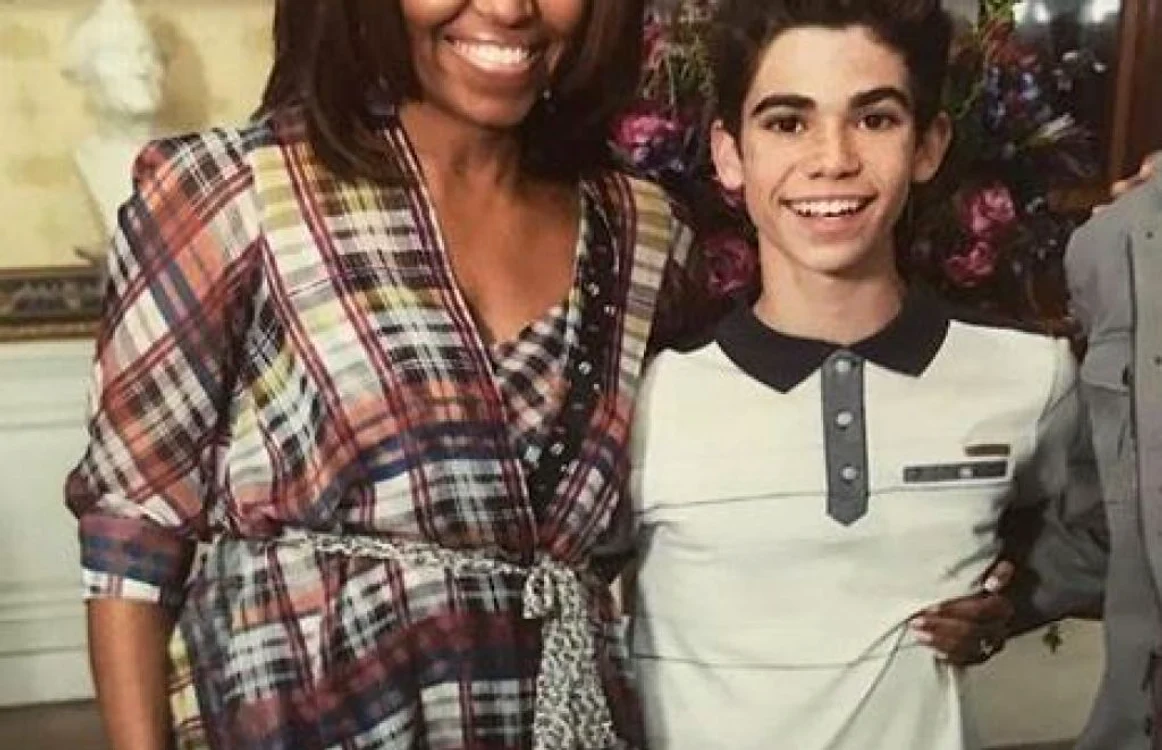 Michelle Obama şi Cameron Boyce FOTO Instagram