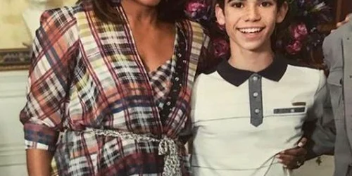 cameron boyce si michelle obama foto captura foto instagram