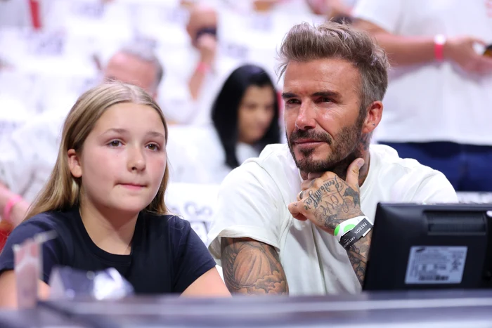 David și Harper Beckham, Getty jpg
