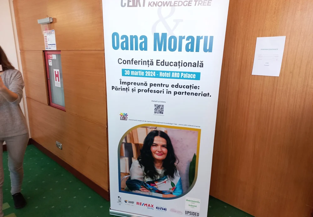 Conferință educațională susținută de Oana Moraru FOTO Ioan Buciumar
