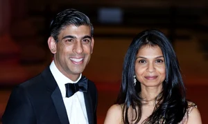 Rishi Sunak și soția sa, Akshata Murty FOTO Profimedia 