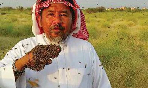 Sauditul Zuhair Amin Fattani nu a reuşit să doboare  recordul mondial, dar vrea să încerce din nou jpeg