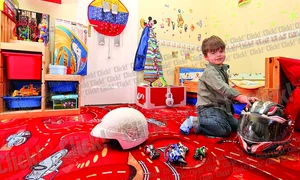 Patul din camera lui  Alexandru va creşte odată  cu el  Dacă acum are 1,30  metri, se va putea lungi la  1,50, când va fi nevoie jpeg