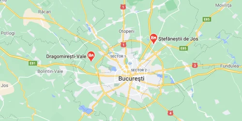 harta centura bucuresti