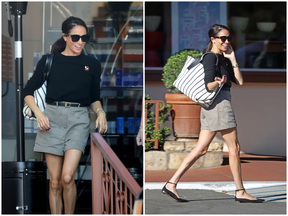 Meghan Markle în pantaloni scurți prin Montecito, Foto Profimedia (1) jpg