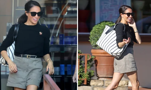 Meghan Markle în pantaloni scurți prin Montecito, Foto Profimedia (1) jpg