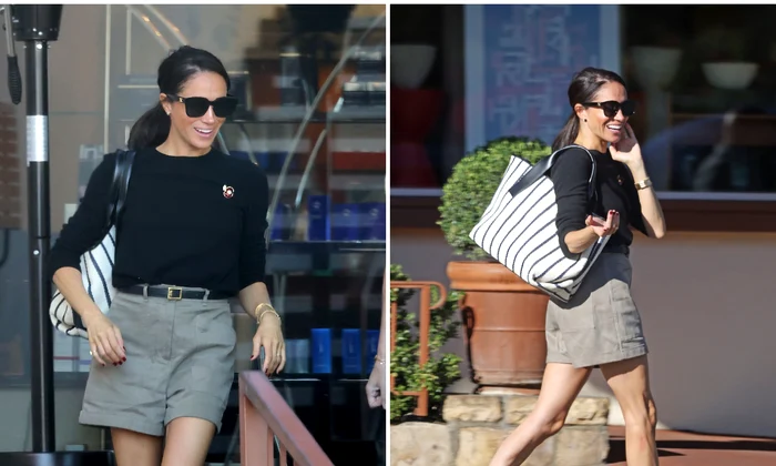 Meghan Markle în pantaloni scurți prin Montecito, Foto Profimedia (1) jpg