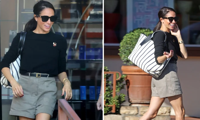 Meghan Markle în pantaloni scurți prin Montecito, Foto Profimedia (1) jpg