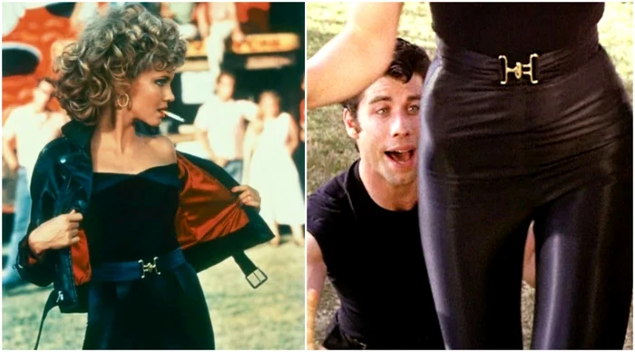 Costumul de piele purtat în "Grease" de actriţa Olivia Newton-John