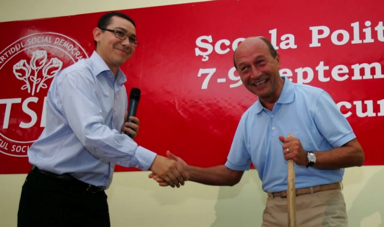Relaţia dintre Victor Ponta şi Traian Băsescu este presărată cu numeroase ironii şi acuze aruncate reciproc FOTO Adevărul