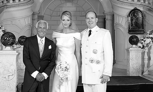 Giorgio Armani la nunta lui Charlene Wittstock cu Prințul Albert de Monaco   Palatul Princiar jpg