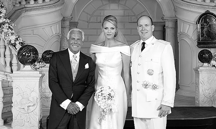 Giorgio Armani la nunta lui Charlene Wittstock cu Prințul Albert de Monaco   Palatul Princiar jpg