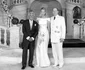 Giorgio Armani la nunta lui Charlene Wittstock cu Prințul Albert de Monaco. FOTO: Palatul Princiar