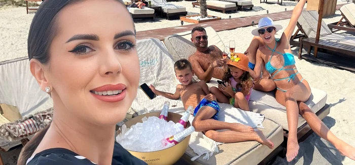 Georgiana Lobonț alături de familie