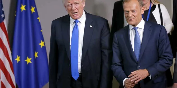 Donald Trump si Donald Tusk EPA