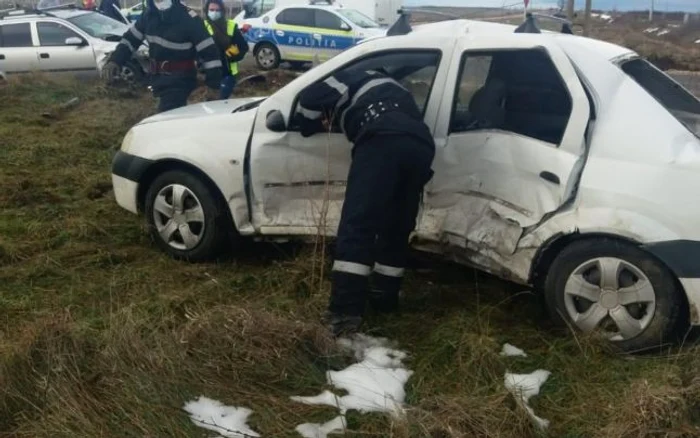 Zona în care s-a produs accidentul nu este una aglomerată. FotoŞ ISU Argeş