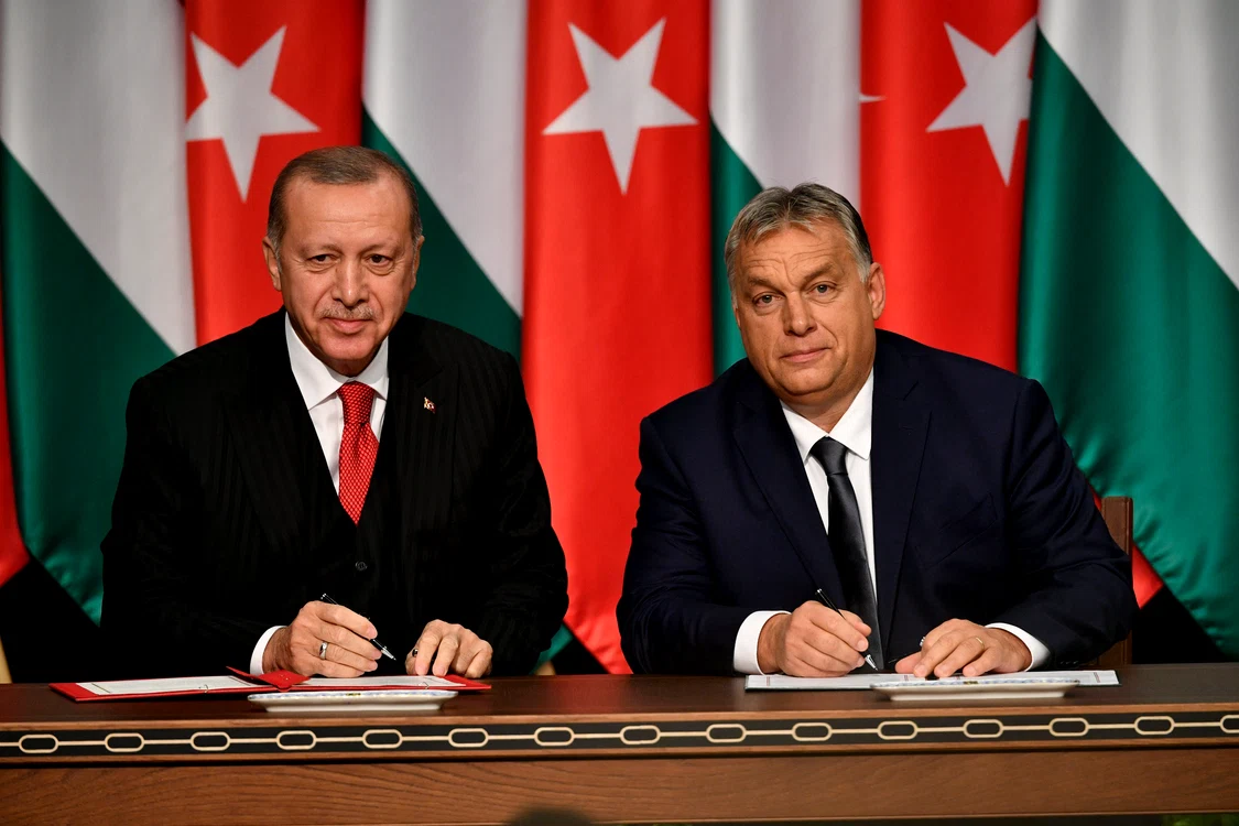 Orban și Erdogan  FOTO EPA EFE