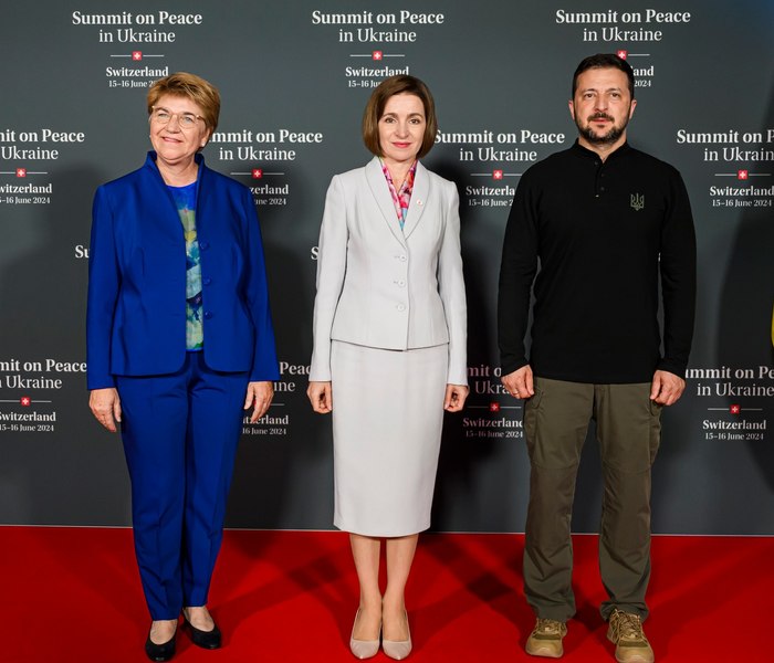 Maia Sandu, la summitul pentru pace din Elveția: Pacea în Ucraina înseamnă și pacea în Moldova