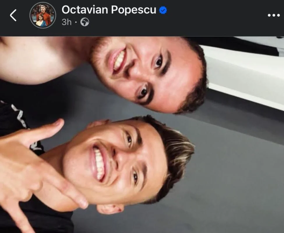 Fotografia postată de Tavi Popescu pe Facebook