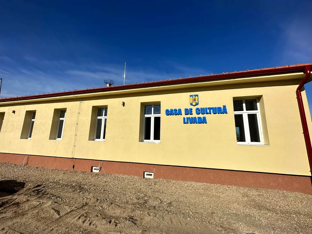 Noul cămin cultural din Livada, Arad SURSA Primăria Livada