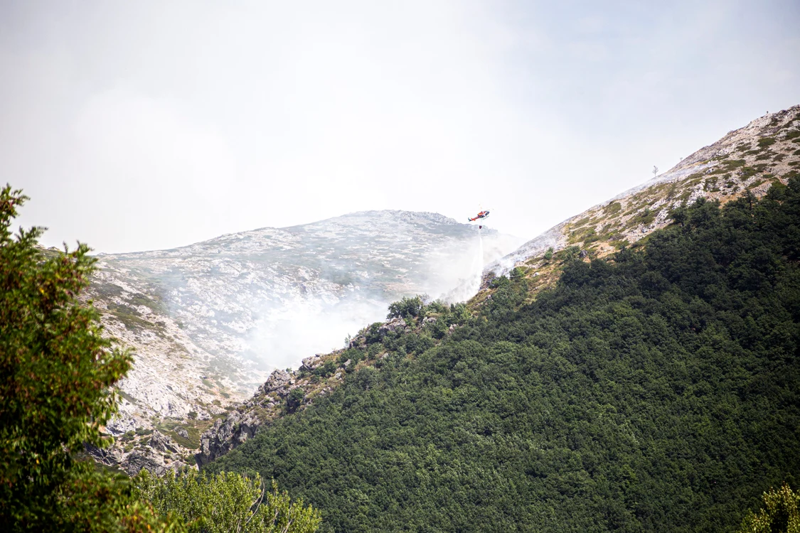 În Spania au fost incendii de vegetație
