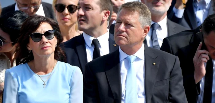 Carmen Iohannis şi Klaus Iohannis. FOTO EPA-EFE