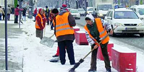 Lucrări de deszăpezire